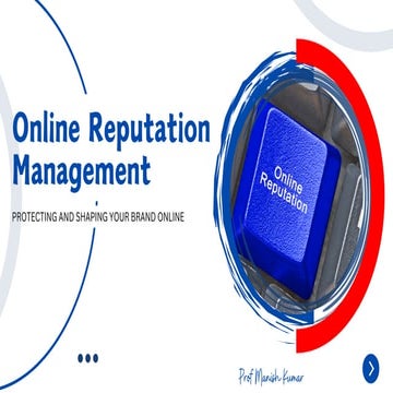 Master Online Reputation Management #ORM #BrandReputation