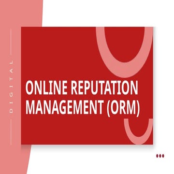 Guide to Online Reputation Management 25