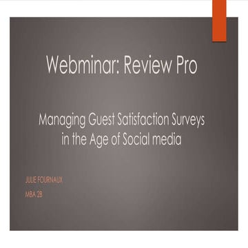 Review Pro - Guest Satisfaction