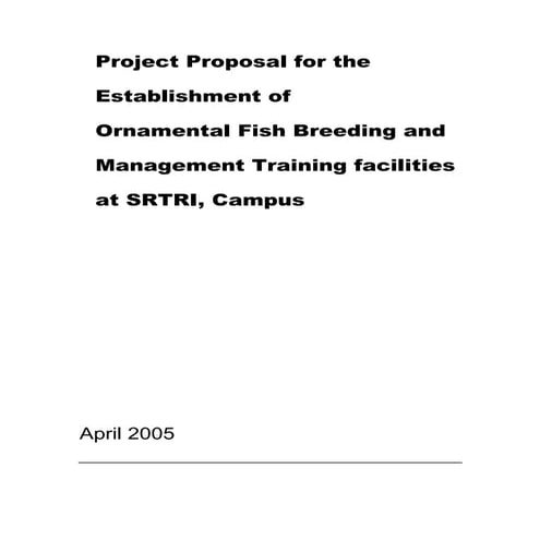 Ornamental fish project