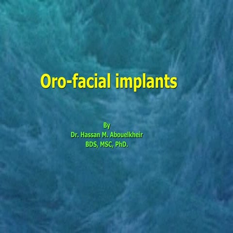 orofacial-implant-ppt