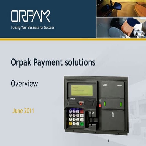 Orpak Outdoor Secure Payment Terminal