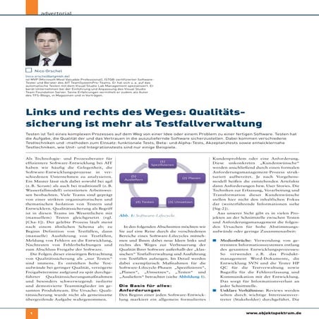 Links und rechts des Weges: Qualitätssicherung ist mehr als Testfallverwaltung 