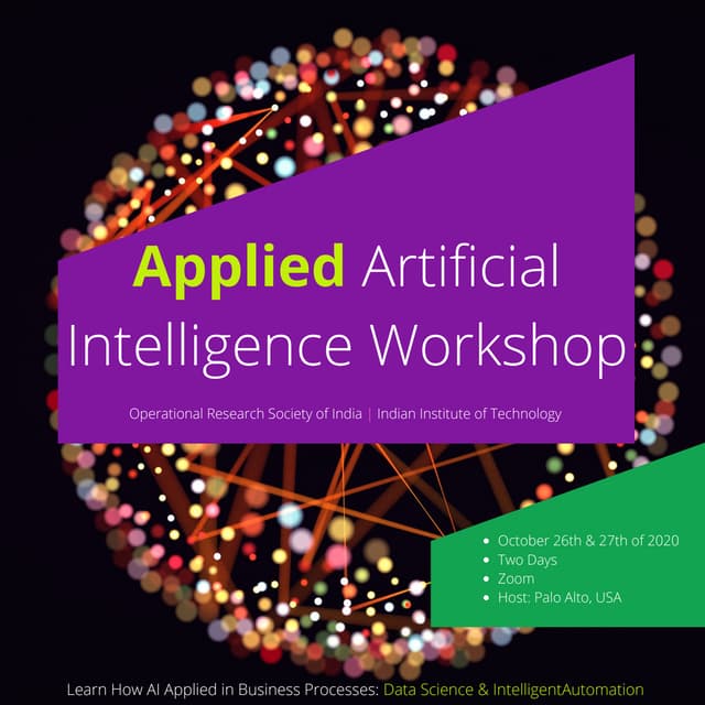 Applied Artificial Intelligence Workshop