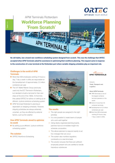 ORTEC Routing and Dispatch | PDF