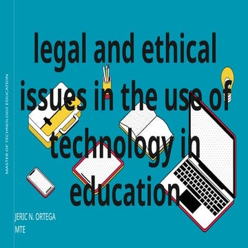 Ethical issues in online learning | PPTX