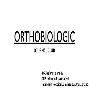 Orthobiologics in Bone Healing: Principles, Applications, and Evidence-JOURNA...