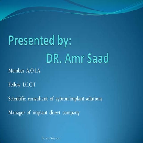 Orthodontic implants