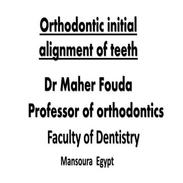 leveling and aligning in orthodontics | PPT