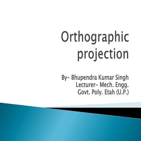 Orthographic projection