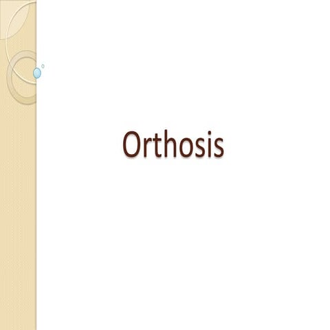 Orthosis