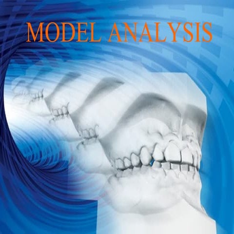 Ortho study model analysis 