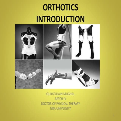Orthotics