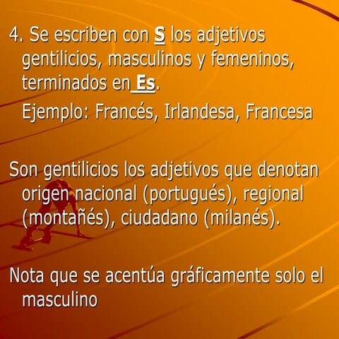 Ortografía de la letra 's' parte 2 | PPTX