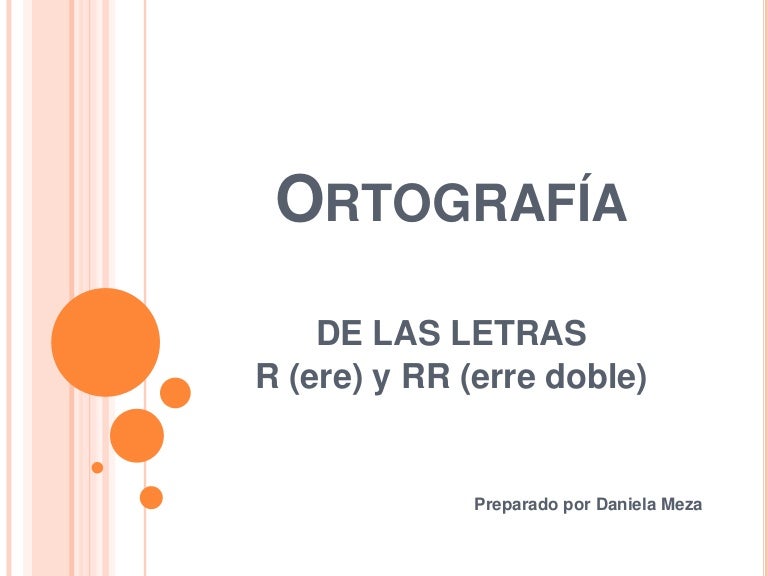 Ortografia Rr