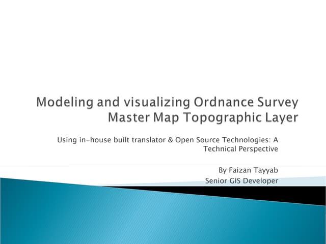 White Paper on OS Master Map