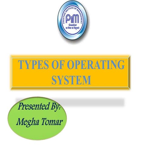 IB Computer Science Section 6.3 Operating Systems | PPT