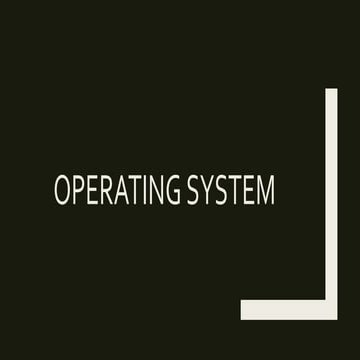 Operating system | PPTX