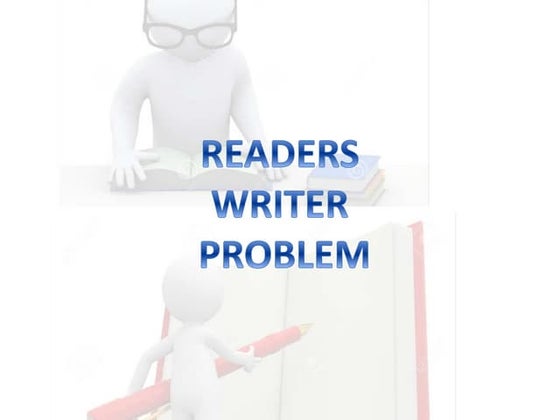 Readers Writers Problem In Operating System.pptx