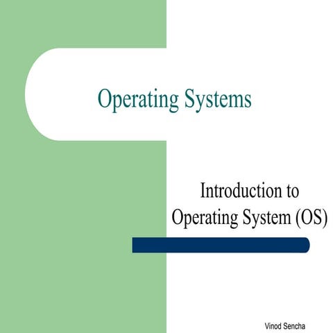 Comprehensive Introduction to Operating Systems: Concepts and ...