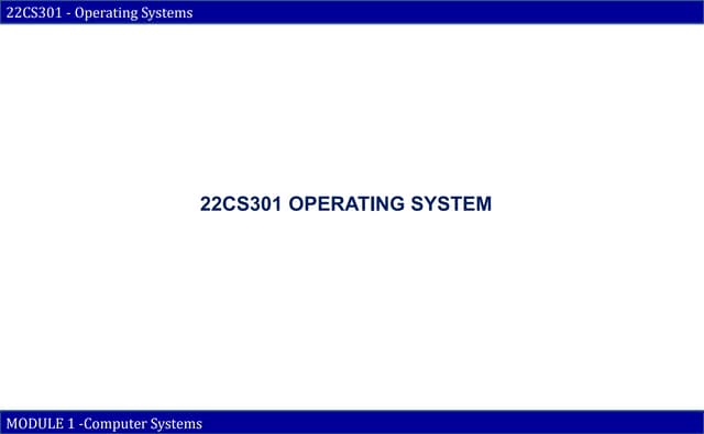 OS Building and Booting in Fundamentals of OS