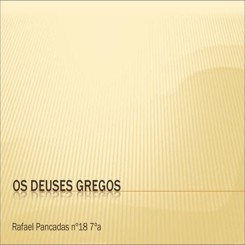 Os Deuses Gregos