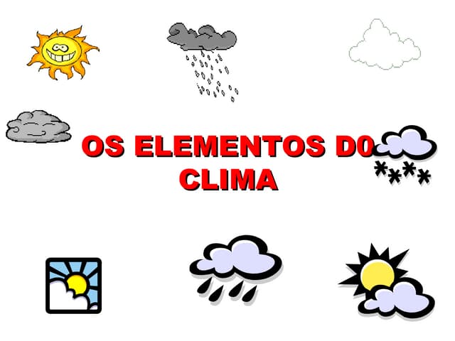 Os elementos-do-clima geografia | PPT