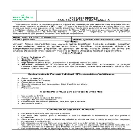 Os warley santos barbosa PDF