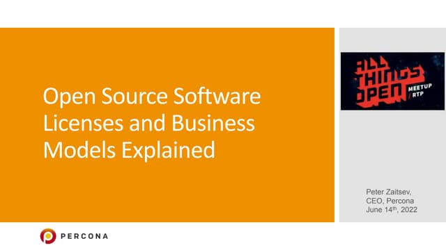Open Source Software Licenses and Business Models Explained