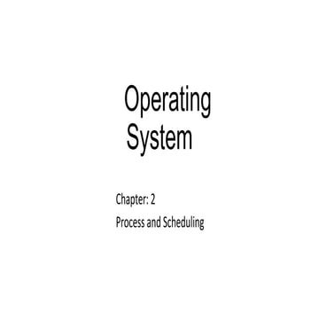 process types of process schduling algorithms