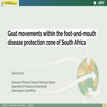 OS20 - Goat movements within the Foot-and-Mouth Disease protection zone of So...