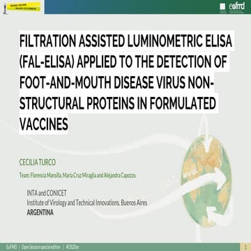 OS20 - Filtration assisted luminometric ELISA (FAL-ELISA) applied to the dete...