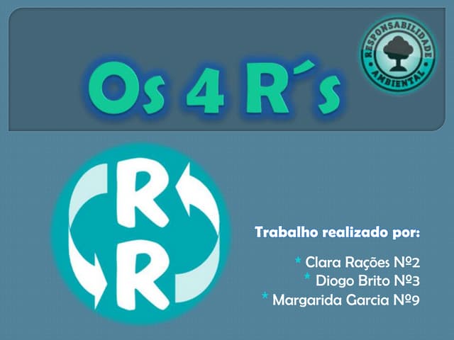 Os 4 r´s completo