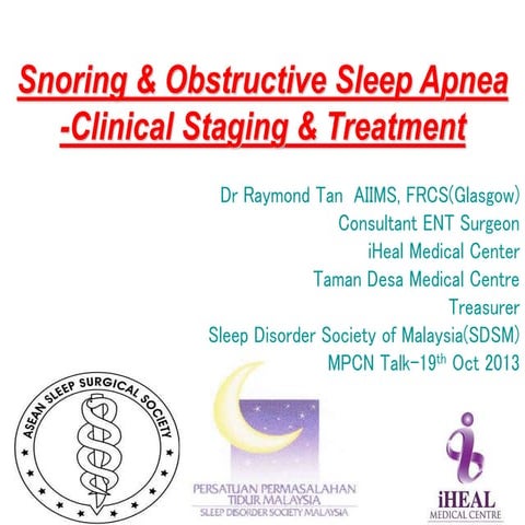 Obstructive Sleep Apnoea