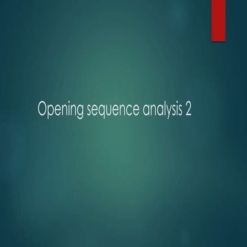 spectre opening sequence analysis | PPTX