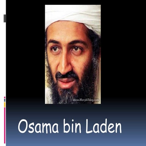 Osama bin Laden  -  power point presentation