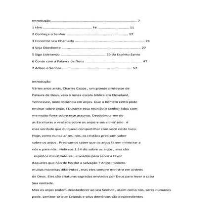 Os anjos trabalhando para voce