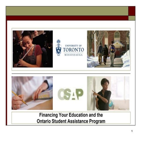 OSAP (Financial Aid) | PPTX