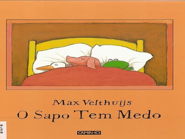 O sapo tem medo