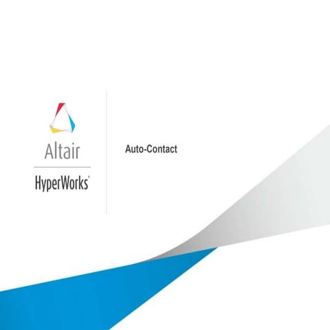 OptiStruct_autocontact