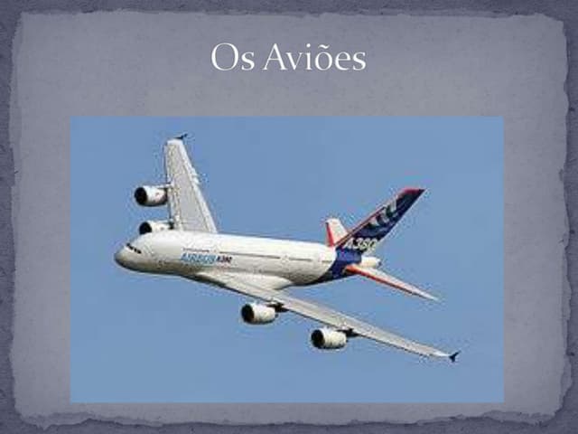 Os aviões | PPTX