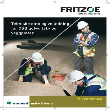 Tekniske data og veiledning for OSB gulv-, tak- og veggplater | PDF