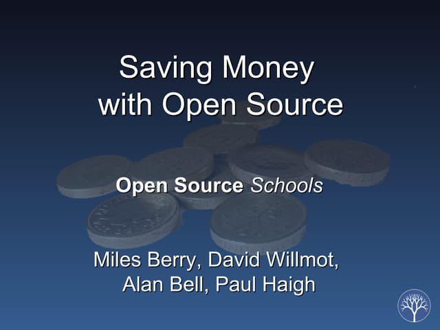 Saving money with open source