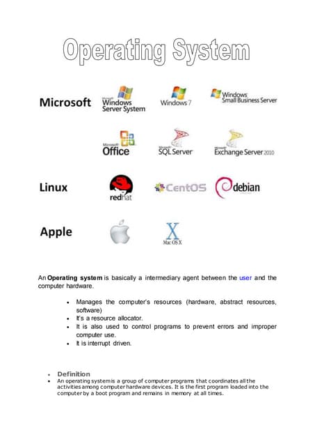 evolution of operating system | PPT