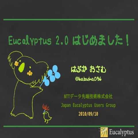 Eucalyptus 2.0 始めました！