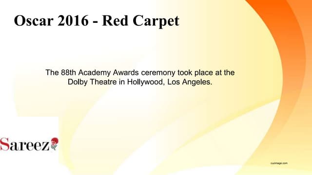 Oscar 2016   Red Carpet - Celebrity...