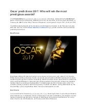 Oscar awards 2017 live stream