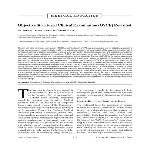 Osce objective-structured-clinical-examination-revised-gupta-dewan-singh