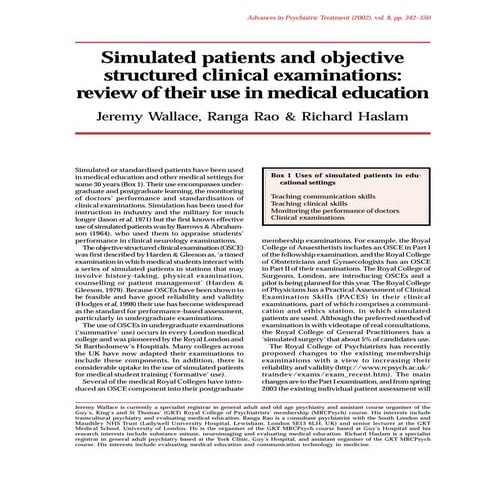 Osce simulated-patients-and-objective-structured-clinical-examinations ...