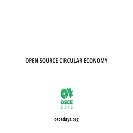 Open Source Circular Economy - DIF Festival 2015
